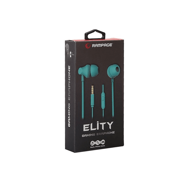 Rampage SN-R99 Elity Turkuaz Kulak İçi Mikrofonlu Kulaklık