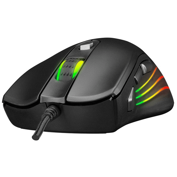 Rampage SMX-R33 LIMBO Makrolu Siyah 6400dpi RGB Ledli Gaming Oyuncu Mouse