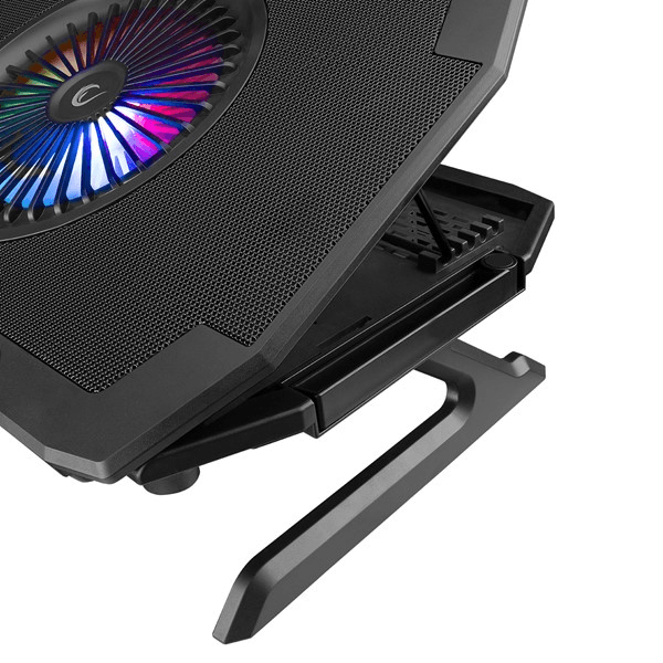 Rampage AD-RC21 X-CooL Siyah 5 Fanlı 10''-18'' RGB Işıklı Notebook Soğutucu Stand