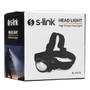 S-link SL-F375 3W Cob Led 3x AAA Pil Işık Ayarlı ve Modlu Kafa Lambası