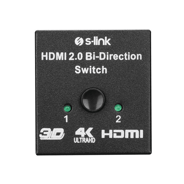 S-Link SL-LU613 . 2 Port HDMI Çift Yönlü Switch ve Splitter