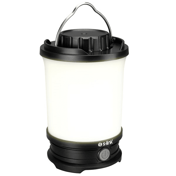 S-link SL-F254 3W Led+2 SMD+1 Kırmızı Led Pilli Işık Ayarlı ve Modlu Kamp Feneri