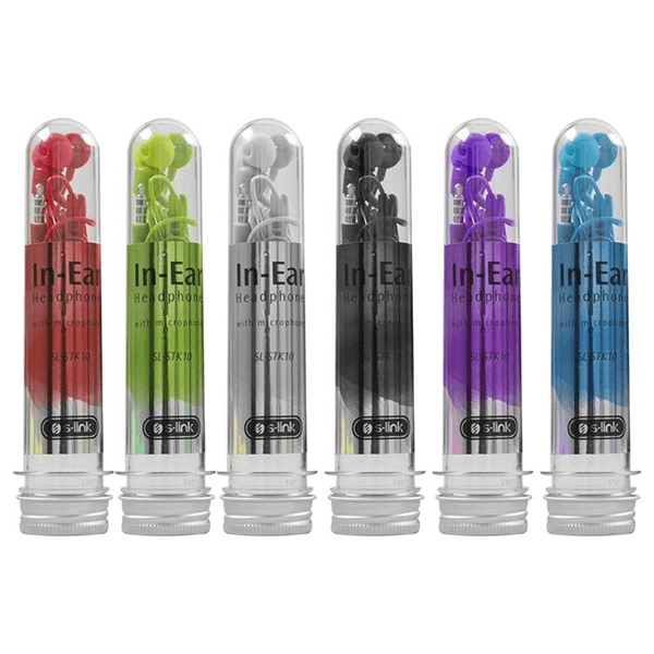 S-link SL-STK10 30'lu stand set 8*Beyaz + 8*Siyah + 5*Krımızı 3*Mor + 3*Mavi + 3*Yeşil Kulak İçi Mikrofonlu Kulaklık