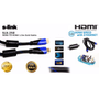 S-link SLX-250 HDMI TO HDMI 1.5m Altın Uçlu 24K + Kor.Kılıf 1.4 Ver. 3D Kablo