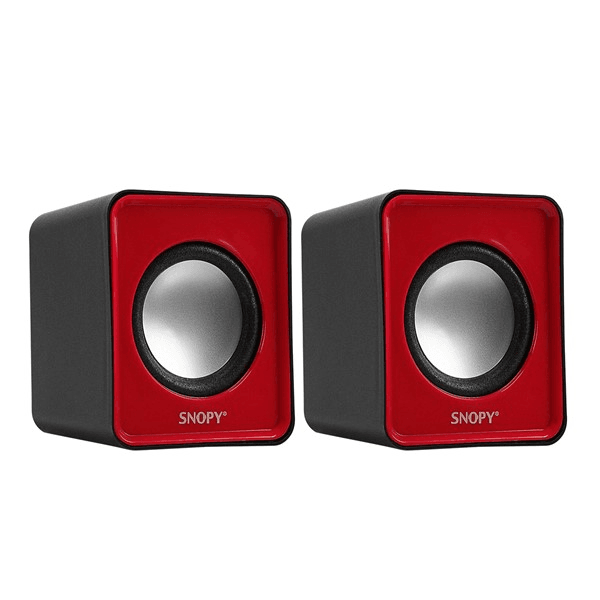 Snopy SN-66 2.0 Kırmızı USB Speaker
