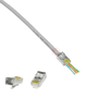 FRISBY CAT6 EZ FNW-RJ4532N RJ45 100lü paket Metal Konnektör (Yeni nesil)