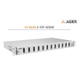 DEEPCOOL EC300-24P-BK 24-Pin ATX Örgülü Güç Kaynağı Uzatma Kablosu (Siyah)