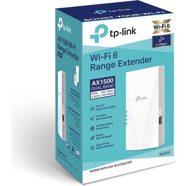 TP-LINK RE500X AX1500 Menzil Genişletici Priz Tip