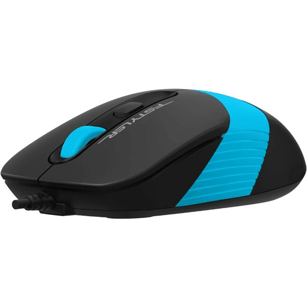 A4 TECH FM10 USB 1600dpi Optic Siyah/Mavi Mouse