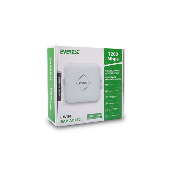 Everest EWİFİ EAP-AC1200 Dual Band Tavan Tipi Kablosuz Router Access Point