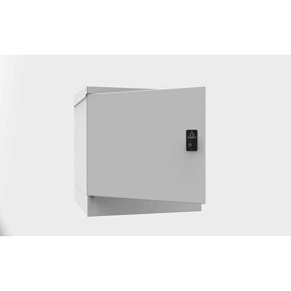 AGER 9U 600x600mm IP66 Dış Ortam Duvar Tipi Kabinet AG-OB09U6060B2-D-A-M1 Basic