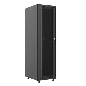 AGER 26U 600x800mm Dikili Tip Siyah Kabinet Agena AG-AN26U6080S1 Cam Kapak  