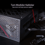 ASUS 1000W 80+ GOLD ROG STRIX 1000G 13.5cm Fanlı APFC Tam Modüler Power Supply