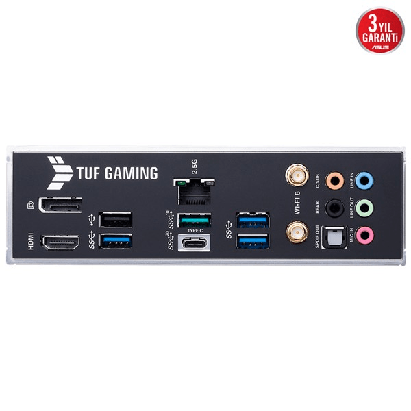 ASUS TUF B660-PLUS GAMING WIFI D4 DDR4 HDMI DP PCIe 16X v4.0 1700p ATX