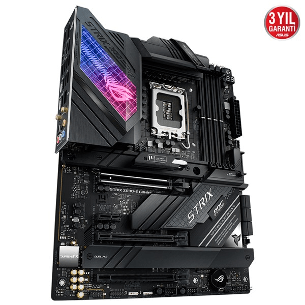 ASUS ROG STRIX Z690-E GAMING WIFI DDR5 M2 PCIe NVME HDMI DP PCIe 16X v5.0 1700p ATX