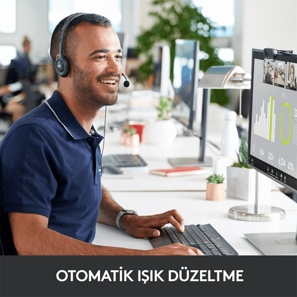 LOGITECH C270 HD Dahili Mikrofonlu Webcam 960-001063