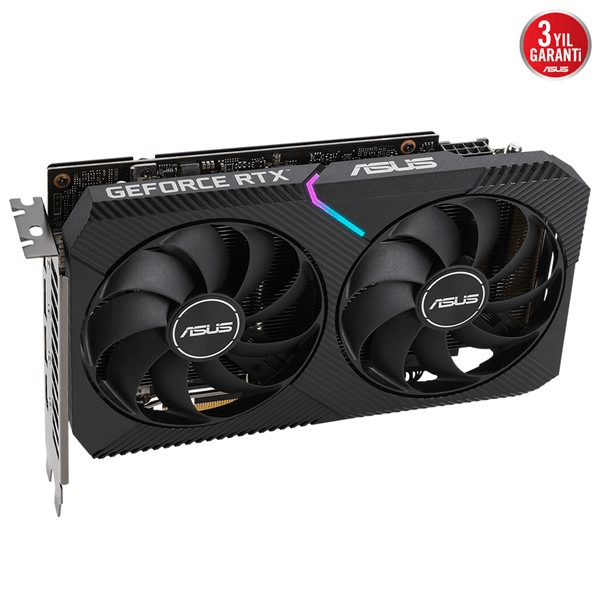 ASUS RTX3060 8GB DUAL RTX3060-O8G GDDR6 192bit HDMI DP PCIe 16X v4.0
