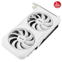 ASUS RTX3060TI 8GB DUAL RTX3060TI-O8GD6X WHITE GDDR6X 256 Bit HDMI DP PCIe 16X v4.0