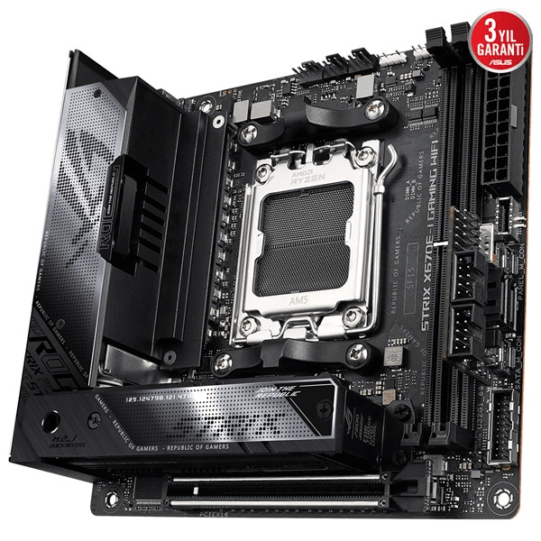 ASUS ROG STRIX X670E-I GAMING WIFI-6E DDR5 HDMI PCIe 16X v5.0 AM5 mITX