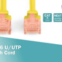 DIGITUS 2metre CAT6 Utp DK-1617-020/Y Sarı Patch Kablo (10'lu Paket)