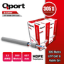 QPORT 305mtre CAT6 Utp 23AWG Gri Kablo Q-CAT6Y