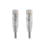 AGER 0.15metre CAT6 Utp Slim AWG28 AC-602-0015 Gri LSZH Patch Kablo (10'lu Paket)