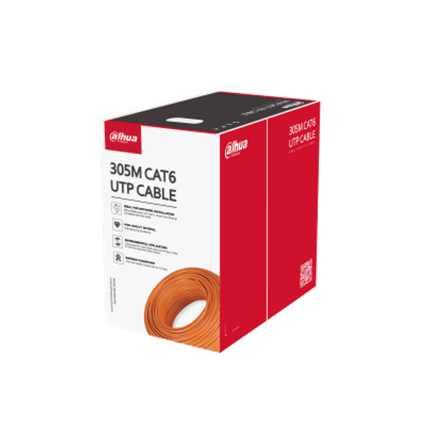 DAHUA 305metre 23AWG Gri CCA CAT6 KABLO PFM922I-6UN-C