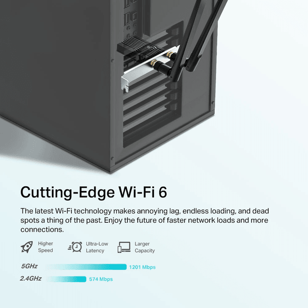 TP-LINK Archer TX20E Wıfı6 Bluetooth PCIe Kablosuz Adaptör