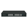 ODS 16port PoE  200w 2-Uplink 10/100 Yönetilemez Switch 08ODS-16P2U-200
