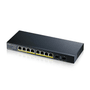 ZyXEL 8port PoE 130w 2-SFP Gigabit Yönetilemez Switch GS1100-10HP
