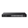 TENDA 24port PoE 410w 2-SFP 2-Uplink Gigabit Yönetilemez Switch TEG1128P-24-410W