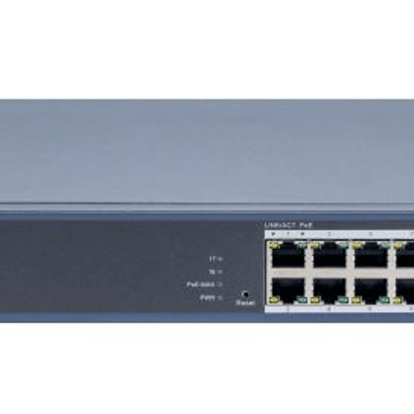 HIKVISION 16port PoE 230w 1-SFP 1-Uplink Gigabit Yönetilebilir Switch DS-3E1518P-EI/M