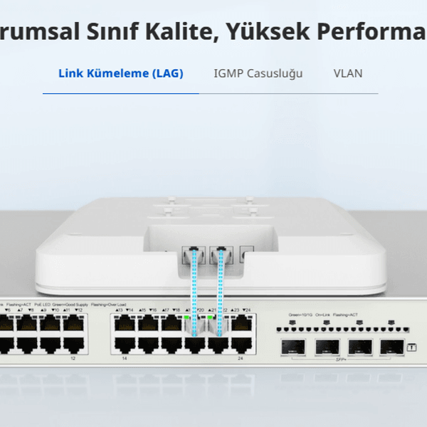 RUIJIE 48port RG-NBS3200-48GT4XS GIGABIT 4X-10GbE SFP Yönetilebilir Switch 