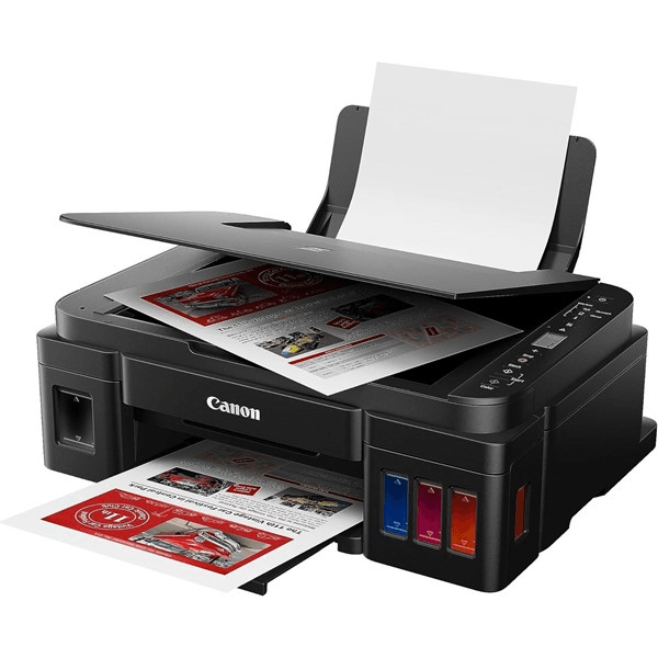 CANON A4 Renkli PIXMA G3416 Çok Fonksiyonlu Tanklı Yazıcı Tarayıcı Fotokopi USB 2.0,Kablosuz
