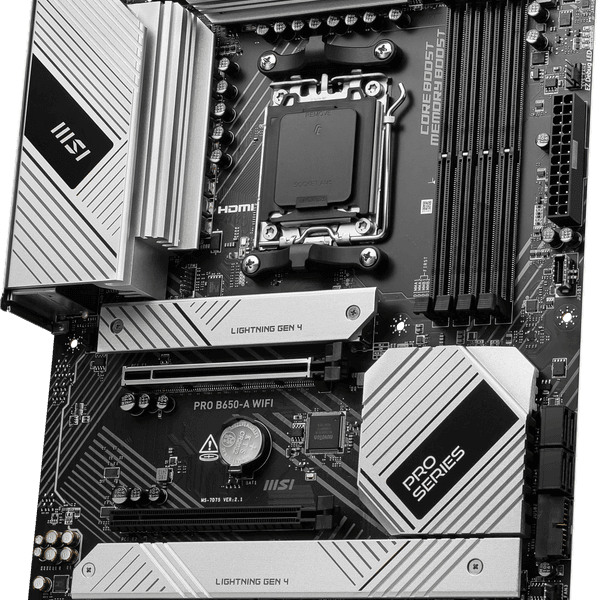 MSI PRO B650-A WIFI6E DDR5 HDMI,DP Port PCIE 4.0 AM5 ATX
