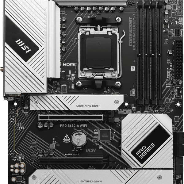MSI PRO B650-A WIFI6E DDR5 HDMI,DP Port PCIE 4.0 AM5 ATX