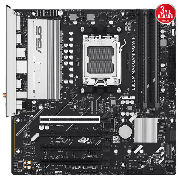 ASUS B850 MAX GAMING WIFI6E DDR5 HDMI-DP PCIE 5.0 AM5 ATX