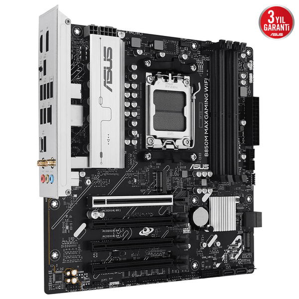 ASUS B850 MAX GAMING WIFI6E DDR5 HDMI-DP PCIE 5.0 AM5 ATX