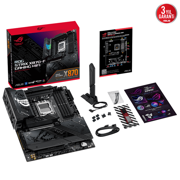 ASUS ROG STRIX X870-F GAMING WIFI7 DDR5 HDMI-DP TYPEC PCIE 5.0 AM5 ATX