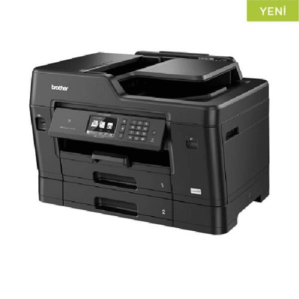 BROTHER A3/A4 Renkli MFC-J3930DW Inkjet Yazıcı Tarayıcı Fotokopi Fax 35/27sayfa Dublex USB 2.0,Kablosuz