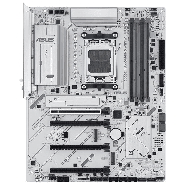 ASUS B650E MAX GAMING WIFI6E W DDR5 HDMI DP PCIE 5.0 AM5 ATX BEYAZ