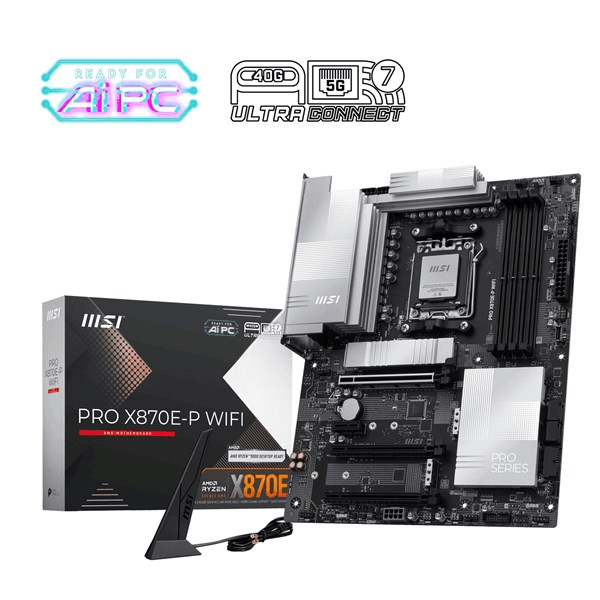 MSI PRO X870E-P WIFI7 DDR5 HDMI TYPE-C PCIE 5.0 AM5 ATX