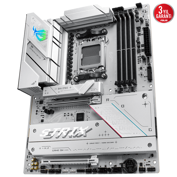 ASUS ROG STRIX B850-A GAMING WIFI7 DDR5 HDMI DP PCIE 5.0 AM5 mATX BEYAZ