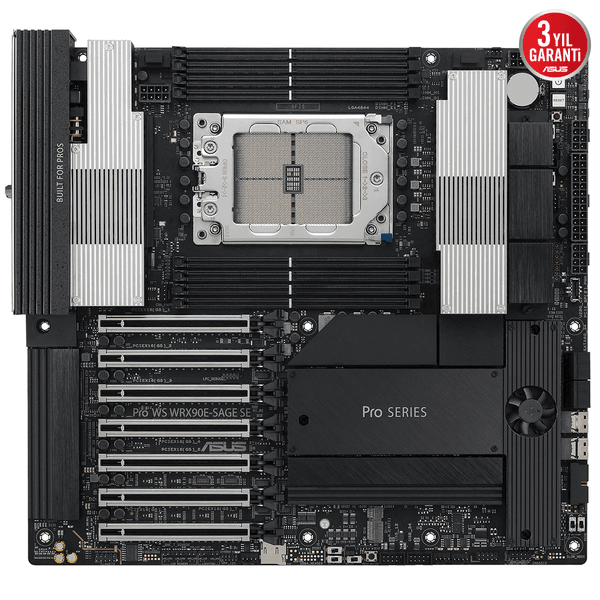 ASUS PRO WS WRX90E-SAGE SE DDR5 STR5 PCIE 5.0 AM5 ATX İş İstasyonu Anakartı