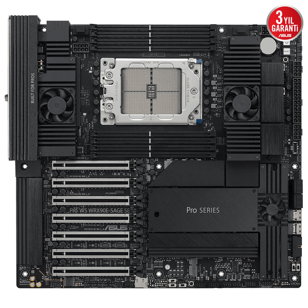 ASUS PRO WS WRX90E-SAGE SE DDR5 STR5 PCIE 5.0 AM5 ATX İş İstasyonu Anakartı
