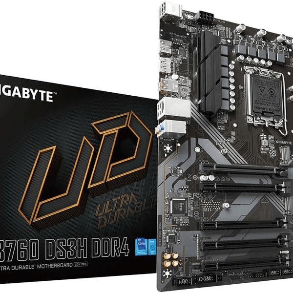 GIGABYTE B760 DS3H DDR4 HDMI TYPE-C DP PCIe 16X v4.0 1700p mATX
