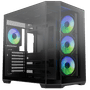 BITFENIX 850W 80+ BRONZE Ayna efektli MIRROR T10 Siyah Gaming Mid-Tower PC Kasası