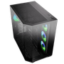 BITFENIX 850W 80+ BRONZE Ayna efektli MIRROR T10 Siyah Gaming Mid-Tower PC Kasası