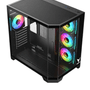 VENTO VG4204FA Panoramik Gaming EATX PC Kasası Siyah