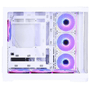 GAMEBOOSTER 850w 80+ BRONZE GB-G2852W-850W Gaming Mid-Tower PC Kasası Beyaz 7-Fanlı